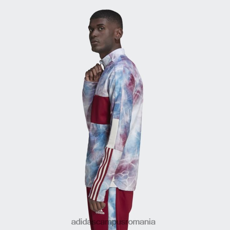 adidas campus romania tiro track top burgundy bărbați burgundy/app sky rush/alb J266N215295