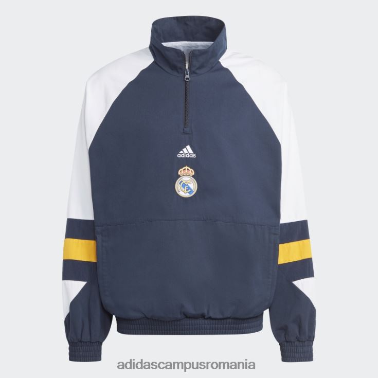adidas campus romania top cu iconiță bleumarin real madrid bărbați marina de noapte J266N26023