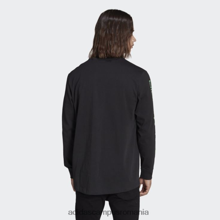 adidas campus romania top cu mânecă lungă real madrid tiro 21 lifestyler negru bărbați negru J266N214341