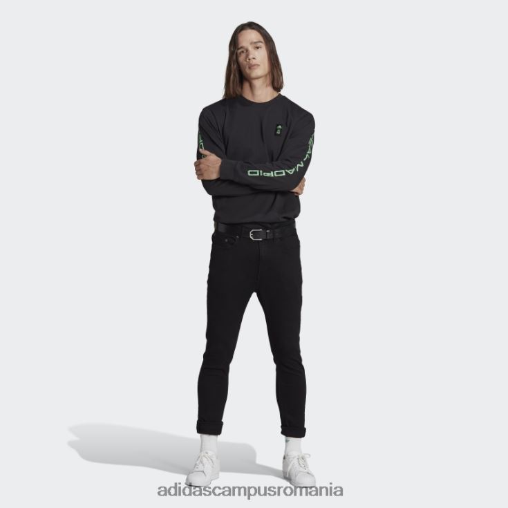 adidas campus romania top cu mânecă lungă real madrid tiro 21 lifestyler negru bărbați negru J266N214341