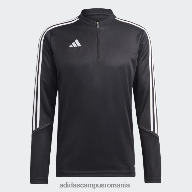 adidas campus romania top de antrenament club negru tiro 23 bărbați alb negru J266N213876