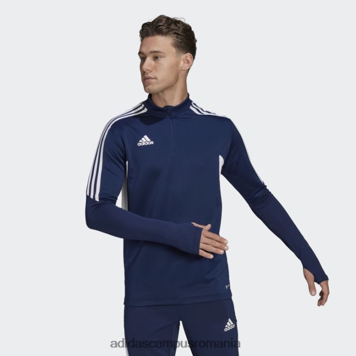 adidas campus romania top de antrenament condivo 22 bleumarin bărbați bleumarin/alb J266N213852