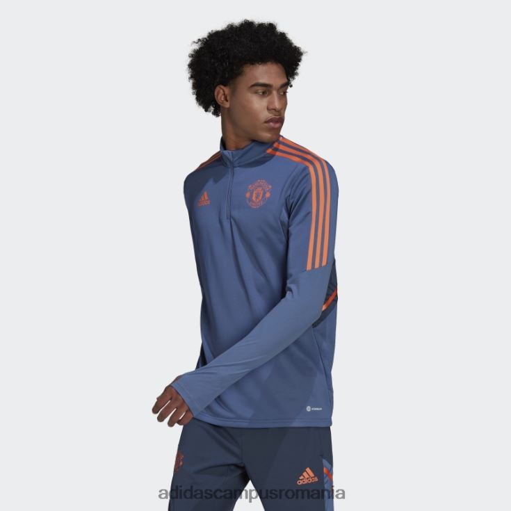 adidas campus romania top de antrenament manchester united condivo 22 albastru bărbați albastru J266N213880