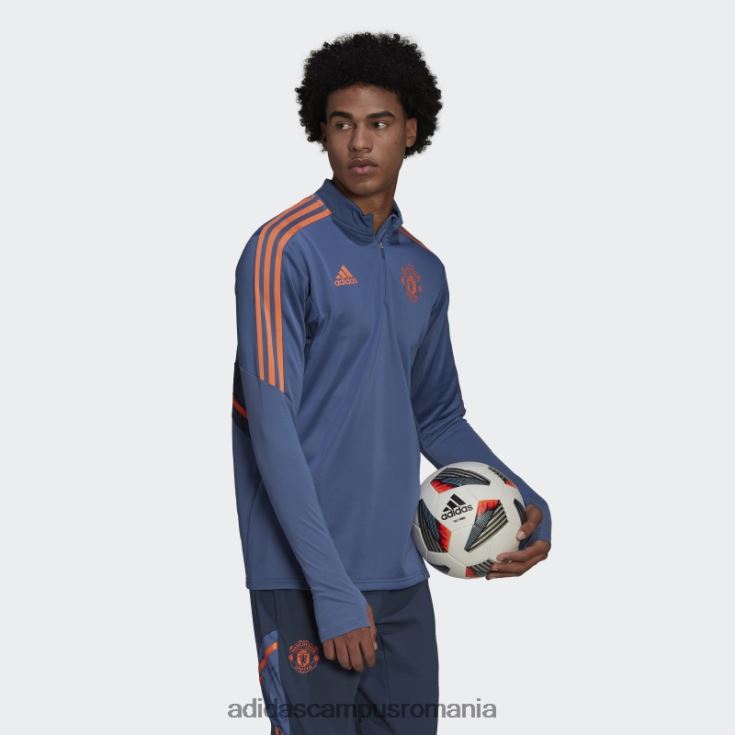 adidas campus romania top de antrenament manchester united condivo 22 albastru bărbați albastru J266N213880