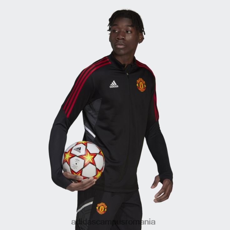 adidas campus romania top de antrenament negru manchester united condivo 22 bărbați negru J266N213870
