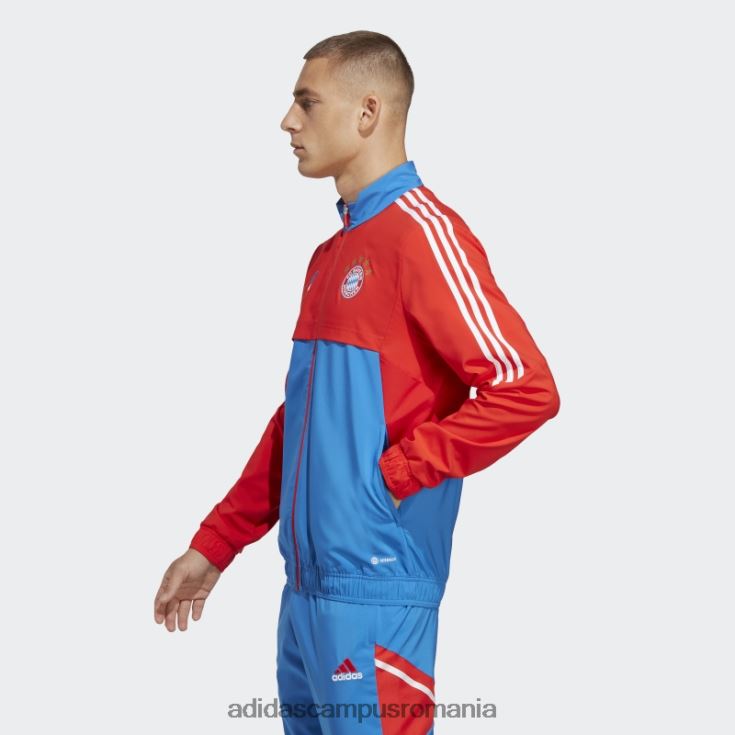 adidas campus romania top de prezentare fc bayern condivo 22 roșu bărbați roșu/regal J266N215214
