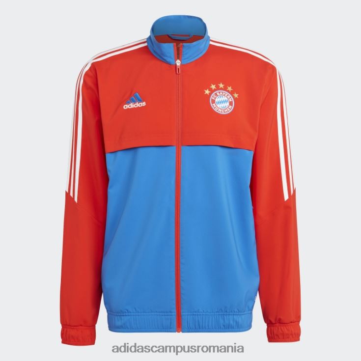 adidas campus romania top de prezentare fc bayern condivo 22 roșu bărbați roșu/regal J266N215214