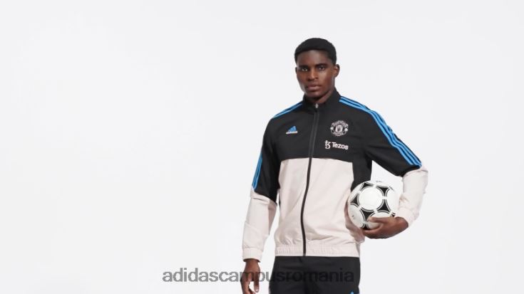 adidas campus romania top negru manchester united condivo 22 de prezentare bărbați negru/roz glacial J266N213438