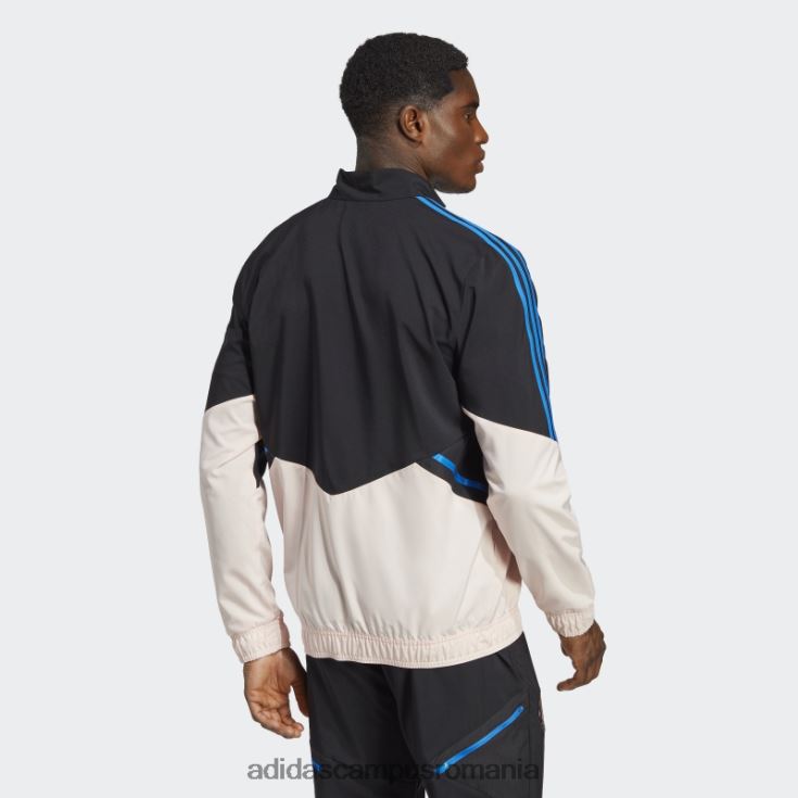 adidas campus romania top negru manchester united condivo 22 de prezentare bărbați negru/roz glacial J266N213438