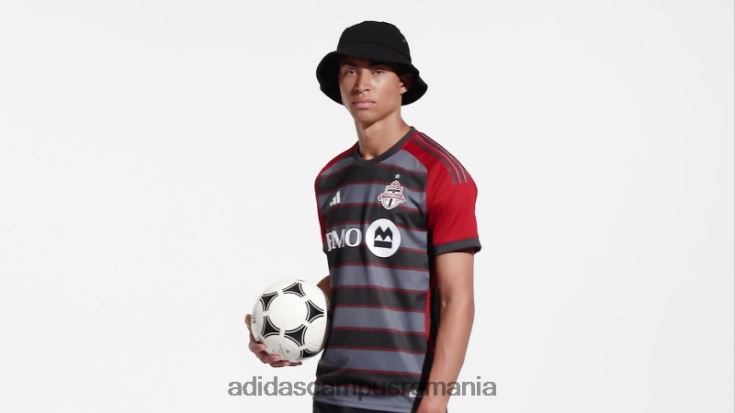 adidas campus romania toronto fc 23/24 home tricou autentic gri solid adidas bărbați gri/rosu solid J266N26312