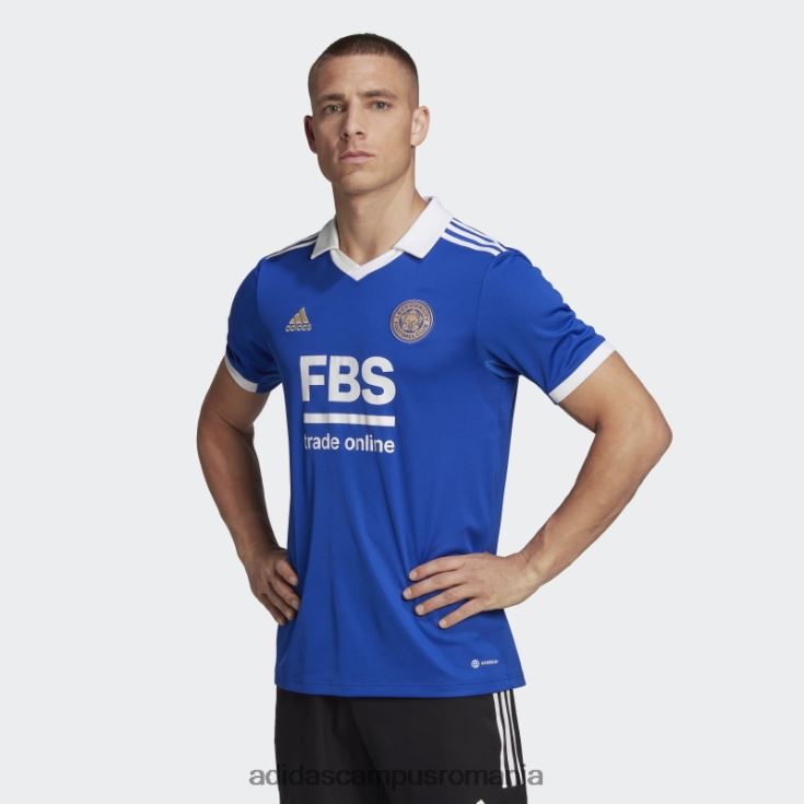 adidas campus romania tricou acasă leicester city fc 22/23 albastru îndrăzneț adidas bărbați albastru îndrăzneț J266N21458