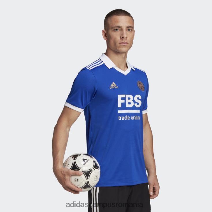 adidas campus romania tricou acasă leicester city fc 22/23 albastru îndrăzneț bărbați albastru îndrăzneț J266N214144