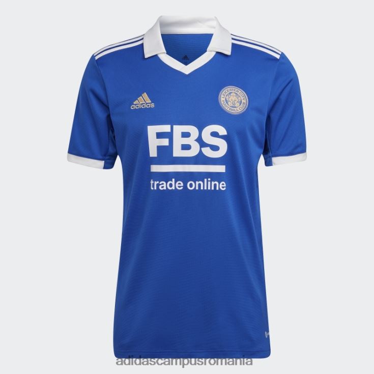 adidas campus romania tricou acasă leicester city fc 22/23 albastru îndrăzneț bărbați albastru îndrăzneț J266N214144