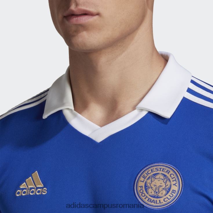 adidas campus romania tricou acasă leicester city fc 22/23 albastru îndrăzneț bărbați albastru îndrăzneț J266N214144