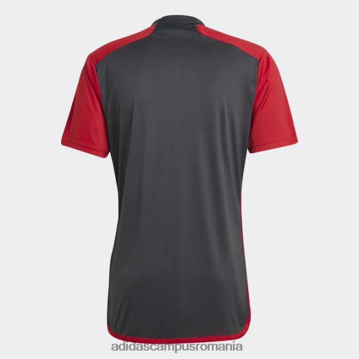 adidas campus romania tricou acasă toronto fc 23/24, gri solid bărbați gri/rosu solid J266N26149