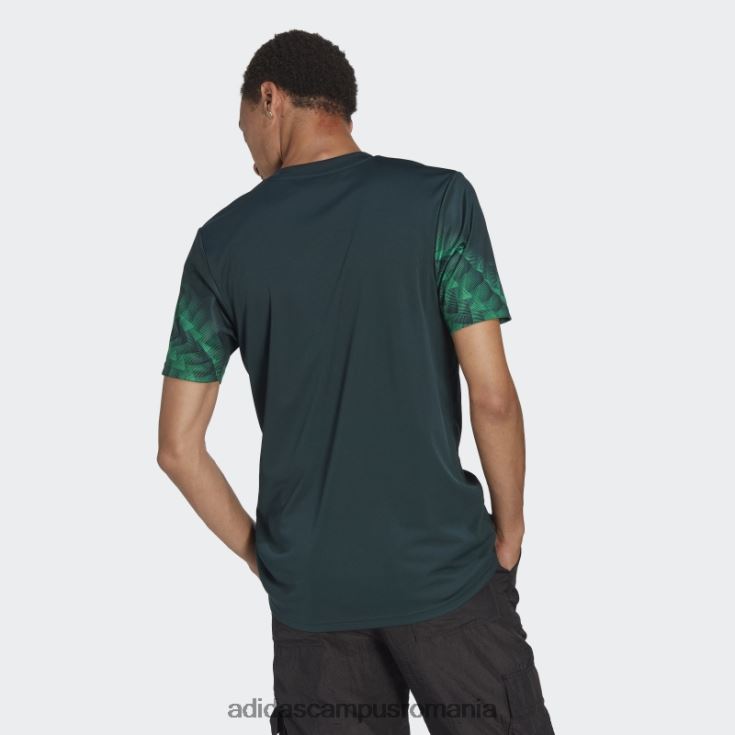 adidas campus romania tricou adidas de pre-meci de noapte verde mexic bărbați noapte verde/verde J266N27257