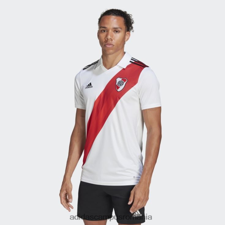 adidas campus romania tricou alb River Plate 22/23 acasă bărbați alb J266N215191