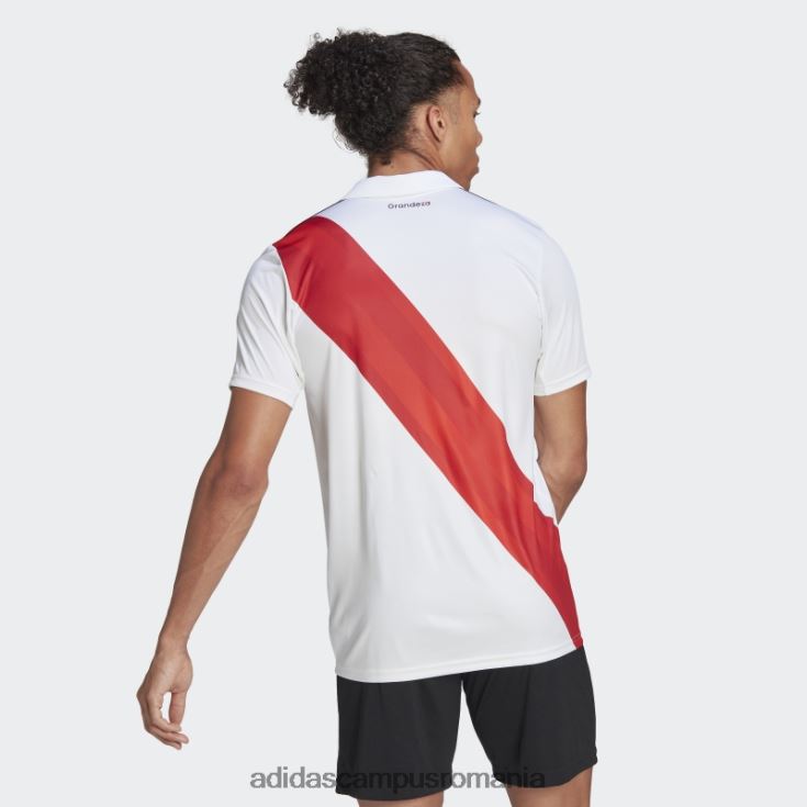 adidas campus romania tricou alb River Plate 22/23 acasă bărbați alb J266N215191