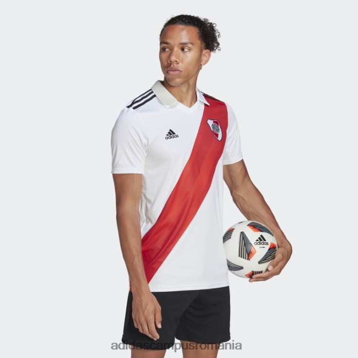 adidas campus romania tricou alb River Plate 22/23 acasă bărbați alb J266N215191