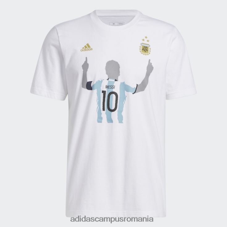 adidas campus romania tricou alb al câștigătorilor din Argentina 2022 bărbați alb/soccr-arq-sau J266N25374