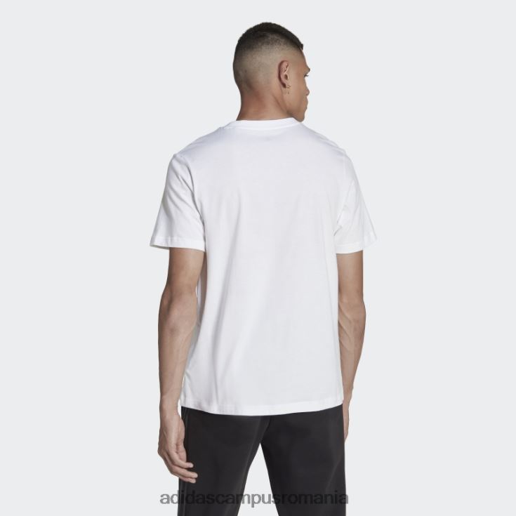 adidas campus romania tricou alb arsenal DNA bărbați alb J266N213589
