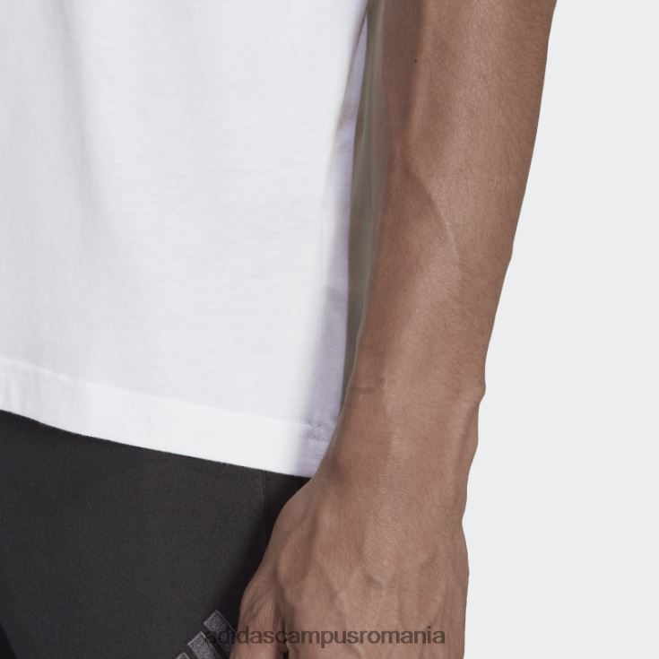 adidas campus romania tricou alb arsenal DNA bărbați alb J266N213589