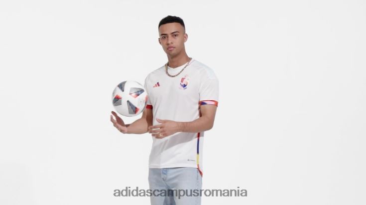 adidas campus romania tricou alb belgia 22 deplasare bărbați alb J266N24936