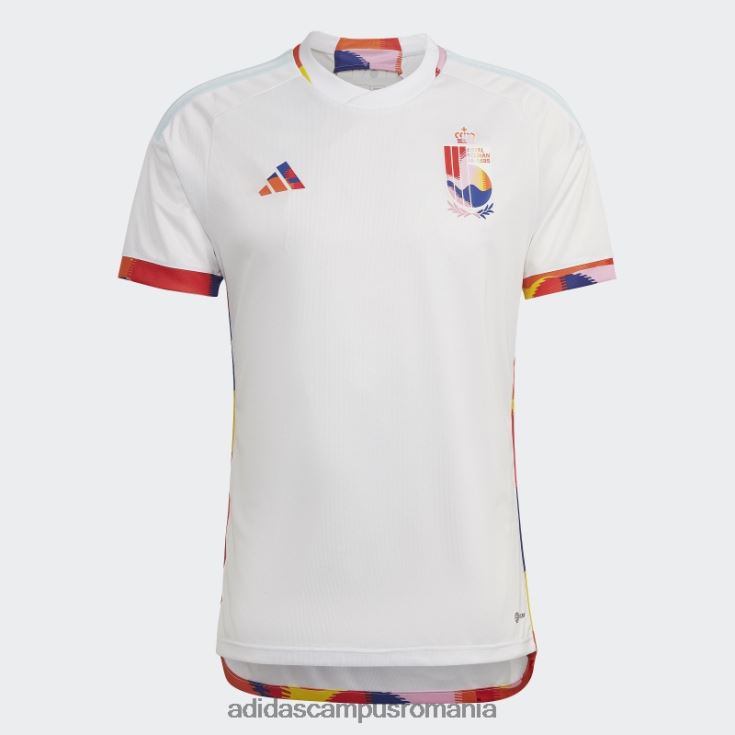 adidas campus romania tricou alb belgia 22 deplasare bărbați alb J266N24936