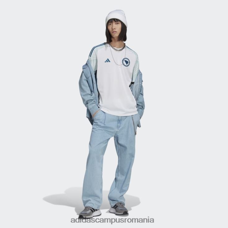 adidas campus romania tricou alb bosnia 22 deplasare bărbați alb J266N214128
