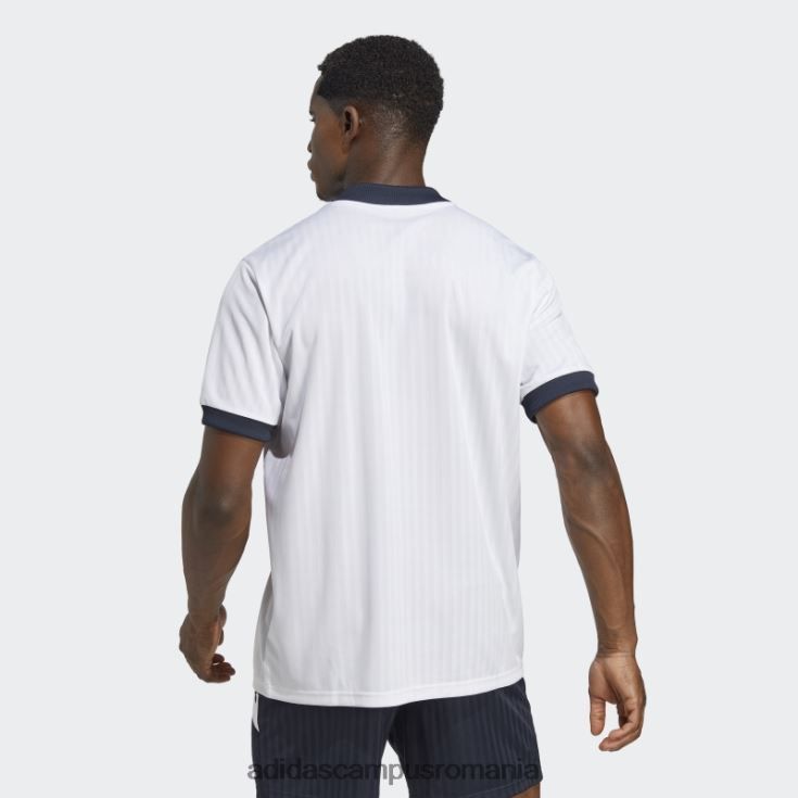adidas campus romania tricou alb cu icoana real madrid bărbați alb J266N26004