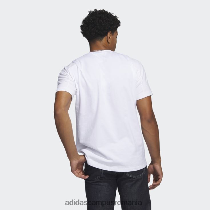 adidas campus romania tricou alb de călătorie manchester united bărbați alb J266N214320