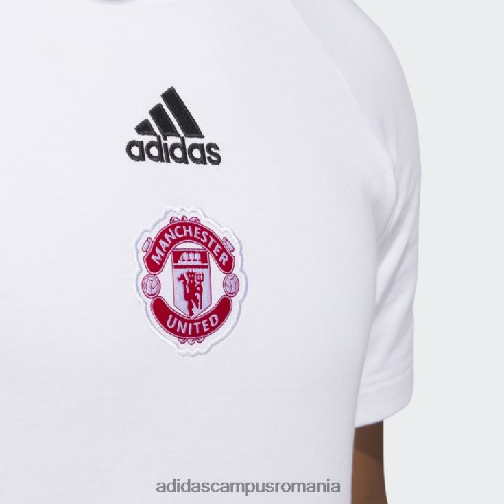 adidas campus romania tricou alb de călătorie manchester united bărbați alb J266N214320