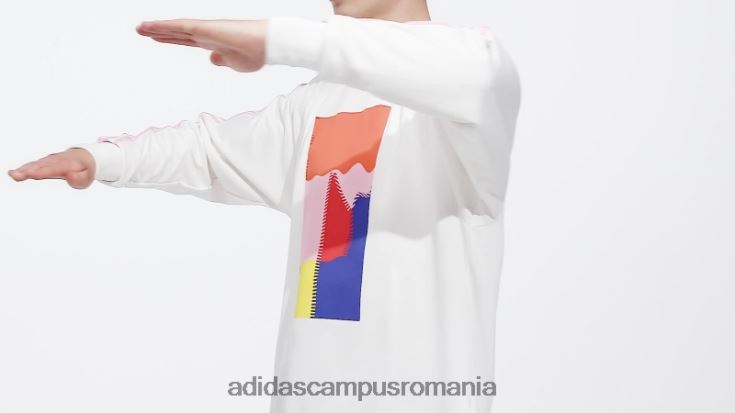 adidas campus romania tricou alb de portar icon belgia bărbați alb/roz adevărat J266N27192