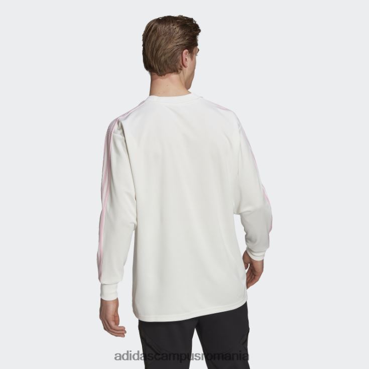 adidas campus romania tricou alb de portar icon belgia bărbați alb/roz adevărat J266N27192