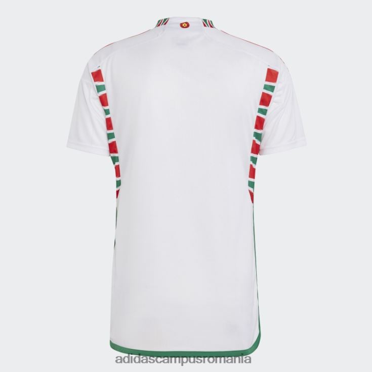 adidas campus romania tricou alb deplasare gales 22 bărbați alb J266N21238