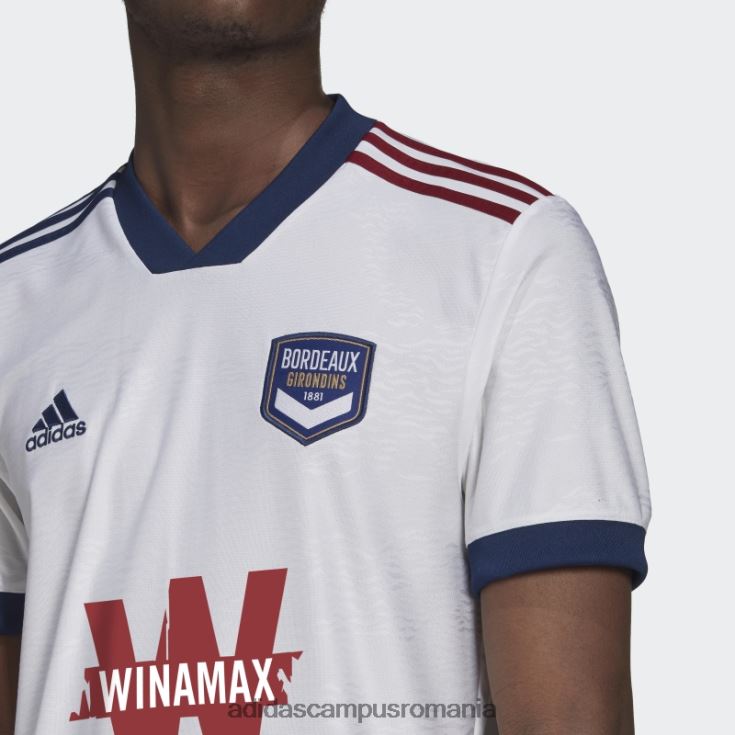 adidas campus romania tricou alb fc girondins de bordeaux 21/22 deplasare bărbați alb J266N215275
