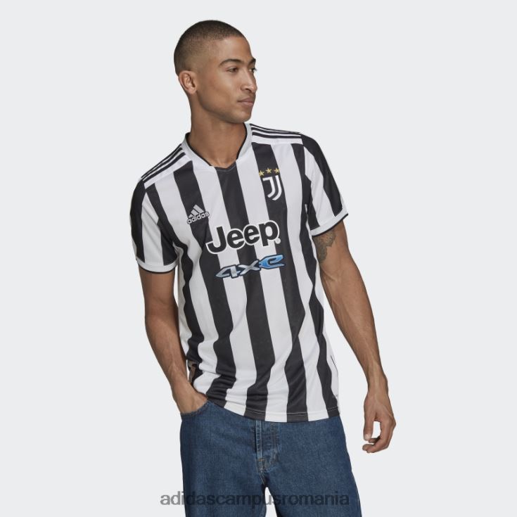 adidas campus romania tricou alb juventus 21/22 acasă bărbați alb negru J266N215257
