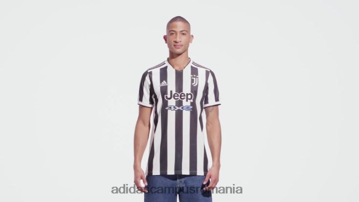 adidas campus romania tricou alb juventus 21/22 acasă bărbați alb negru J266N215257