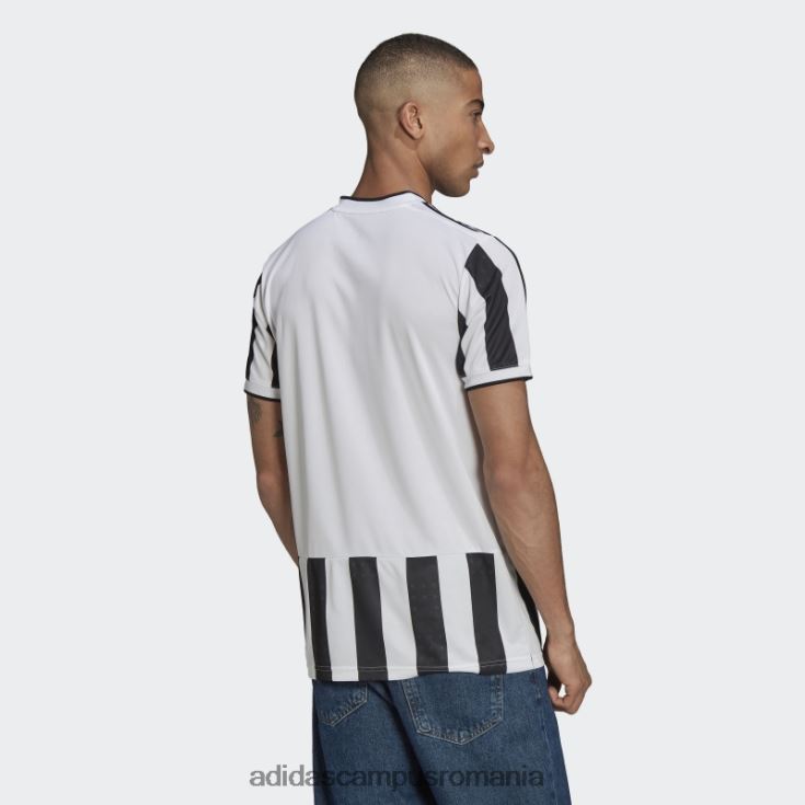adidas campus romania tricou alb juventus 21/22 acasă bărbați alb negru J266N215257