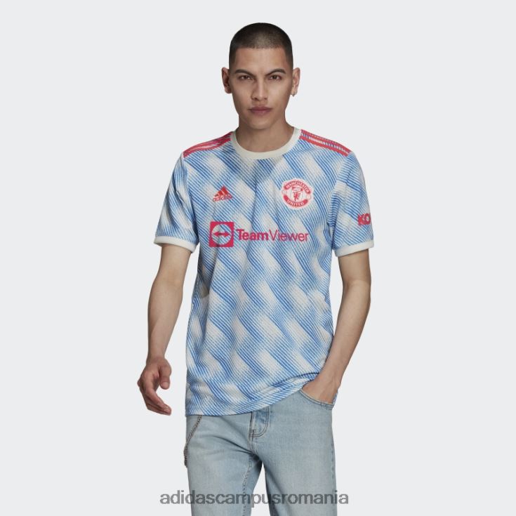 adidas campus romania tricou alb manchester united deplasare 21/22 bărbați alb J266N27102