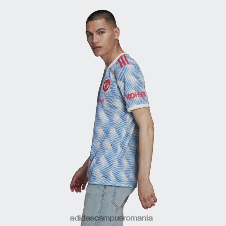 adidas campus romania tricou alb manchester united deplasare 21/22 bărbați alb J266N27102
