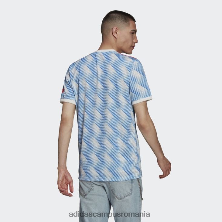 adidas campus romania tricou alb manchester united deplasare 21/22 bărbați alb J266N27102