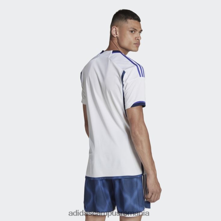 adidas campus romania tricou alb scoția 22 deplasare adidas bărbați alb J266N21239