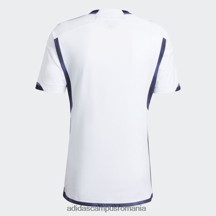 adidas campus romania tricou alb scoția 22 deplasare adidas bărbați alb J266N21239