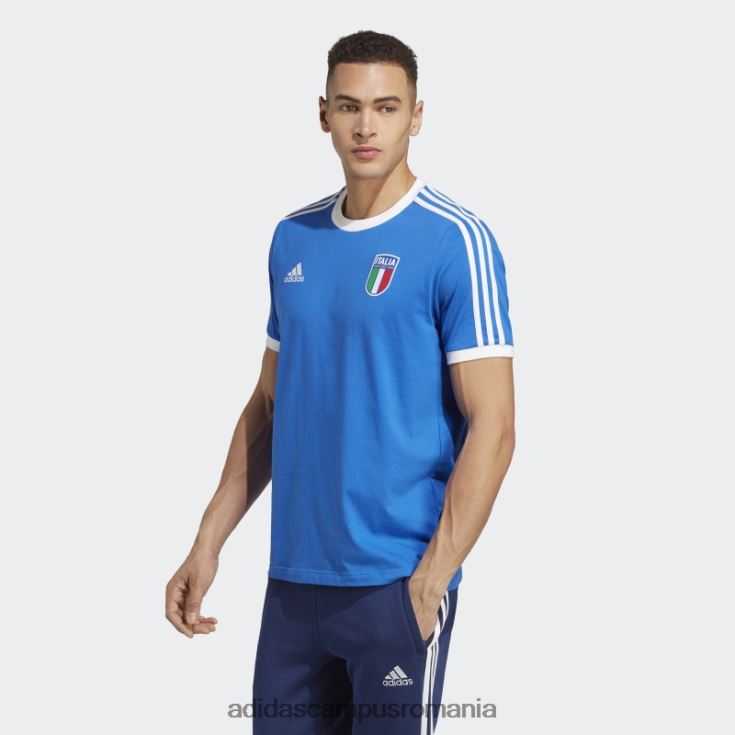 adidas campus romania tricou albastru italia 3 dungi adidas bărbați albastru J266N213497