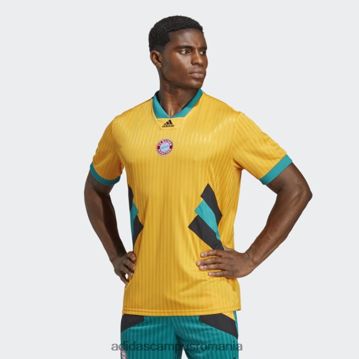 adidas campus romania tricou auriu fc bayern icon bărbați aur J266N25836