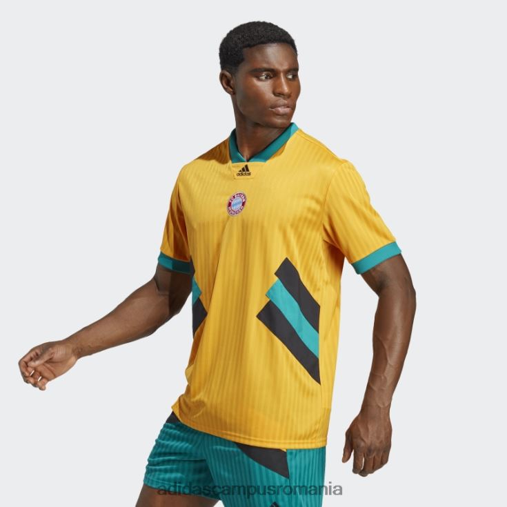 adidas campus romania tricou auriu fc bayern icon bărbați aur J266N25836