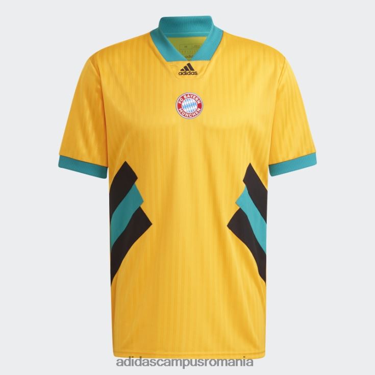 adidas campus romania tricou auriu fc bayern icon bărbați aur J266N25836
