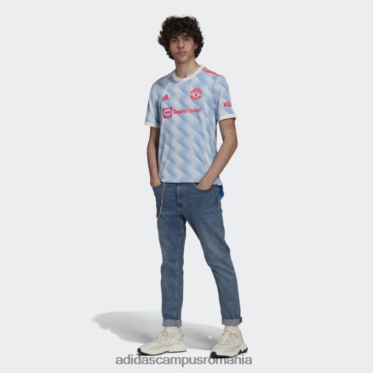 adidas campus romania tricou autentic alb manchester united 21/22 deplasare bărbați alb J266N214657