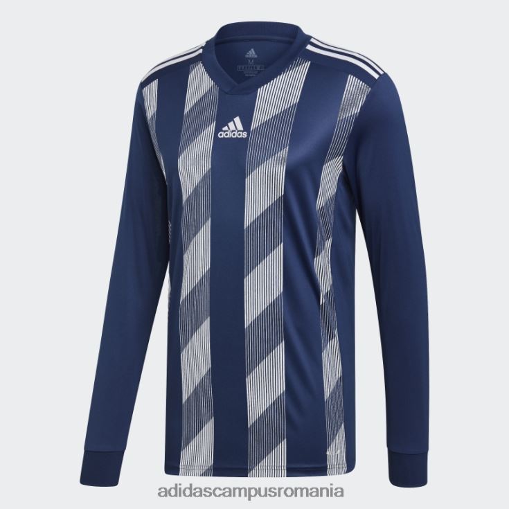 adidas campus romania tricou cu dungi 19 albastru închis bărbați albastru închis/alb J266N215170